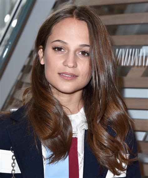 alicia vikander swimsuit|Alicia Vikander Shows Off Her Svelte Figure in a White.